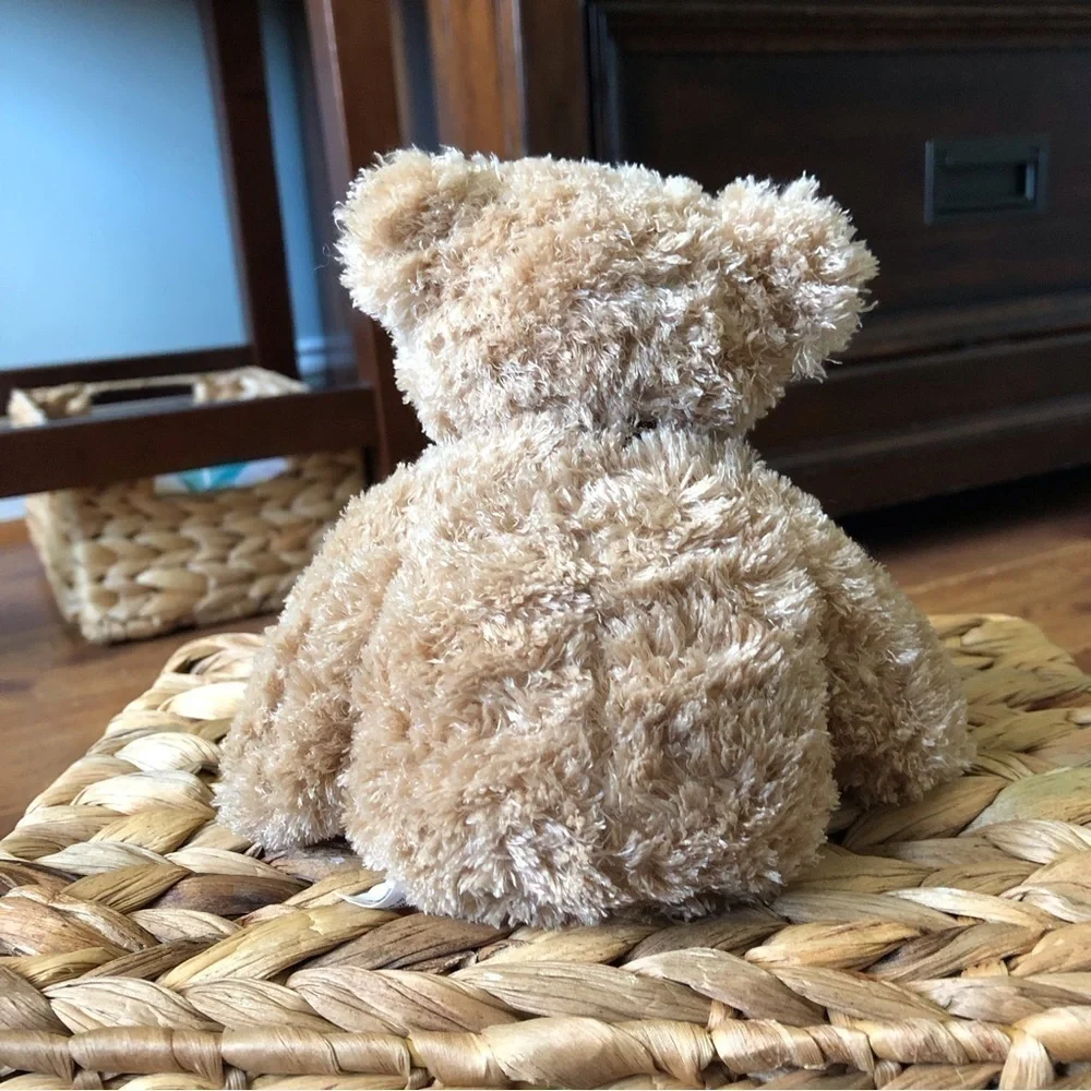 Tan Teddy Bear with ribbon bow
